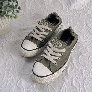 Women’s Green Converse Size 5 Used